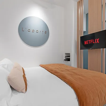 아파트 L'aparte Hypercentre-ultra Cosy Neuf-pk Gratuit